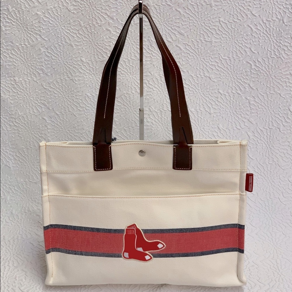 🚨SOLD🚨MLB WHITE DOONEY & BOURKE RED SOX TOTE - Picture 7 of 14